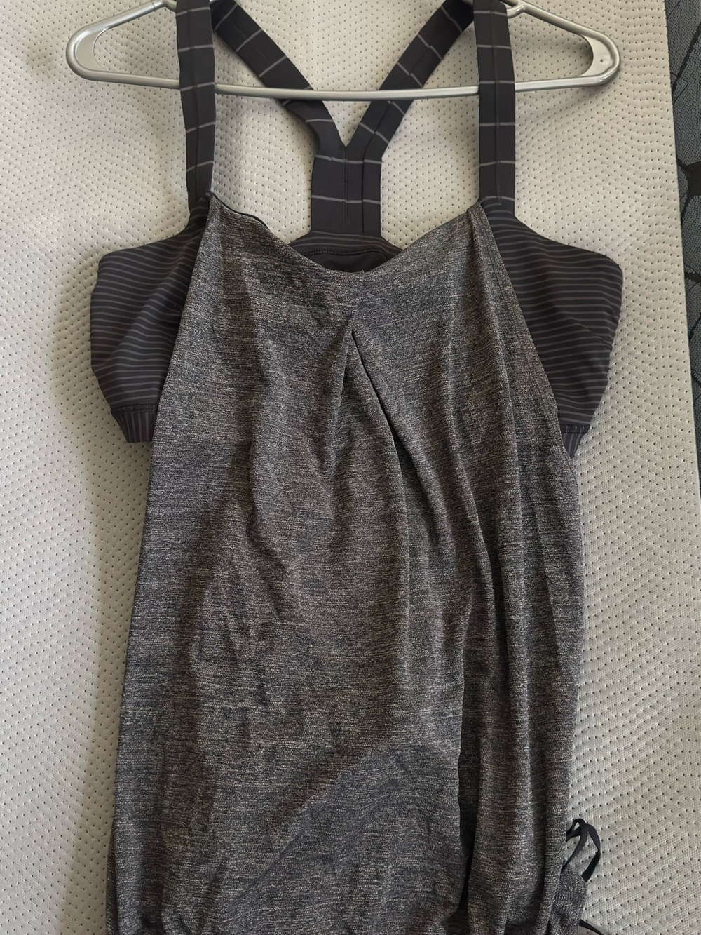 lululemon athletica Gray Strappy Active Tank